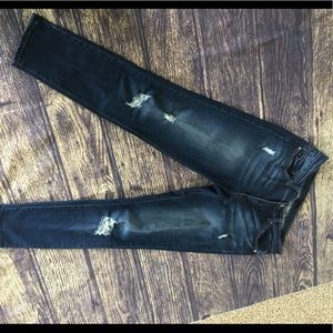 KanCan skinny stretch jeans with mild distressing